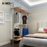 NIMO欧式开放式整体衣柜简易衣帽间定制卧室衣橱现代组合柜子定做