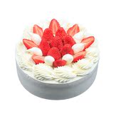 北京订蛋糕 金凤成祥/呈祥天然乳脂草莓奶油生日蛋糕 自取8折