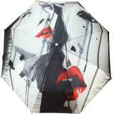 新款FJ时尚美女复古油画晴雨伞创意全自动折叠伞太阳伞遮阳伞包邮