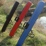钓四季鱼竿包 硬壳防水1.25米带支架杆包 特价渔具配件垂钓用品