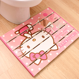 韩国正品 Hello kitty 浴室地垫防水防滑脚踏板防滑垫淋浴沥水板