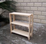 结实耐用实木格架小木架子简易置物架 花架搁架层架浴室架可定做