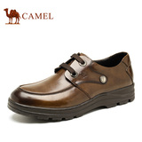 camel骆驼 男鞋 商务休闲 夏季热销款男士皮鞋牛皮低帮鞋子
