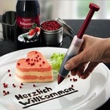 硅胶裱花笔 巧克力挤酱写字笔 咖啡雕花拉花 DIY烘培蛋糕面包装饰