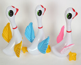 2015新款 儿童充气玩具加厚 PVC 小天鹅动物模型宝宝游戏道具批发