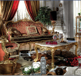 欧式 实木沙发布艺沙发组合法式古典奢华客厅家具组装创意沙发