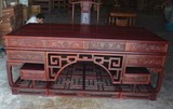 红木办公桌老板桌椅组合 中式大班台家具仿古花梨木书桌书柜1.8米