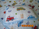 床上用品外贸小汽车纯棉绗缝水洗被/被套/儿童 三件套全棉