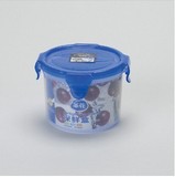 茶花塑料正品 3029圆形保鲜盒密封饭盒 微波炉 420ml收纳盒0.1kg