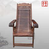 老海南黄花梨躺椅 中式古典红木躺椅 木雕躺椅 老花梨木家具