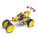 金属拼装车模型DIY创意玩具钢铁指挥官F1赛车益智玩具