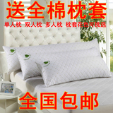 包邮全棉赛蚕丝双人枕 双人枕头枕芯长枕头长枕芯1.2 1.5米1.8米