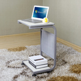 U型可移动书桌简易电脑桌家用组装笔记本办公桌写字台宜家床边桌