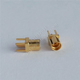射频连接器高频头MMCX-KE母座天线座MMCX-KHD全铜镀金优质