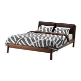 IKEA无锡家居专业宜家代购正品保证斯德哥尔摩 床架 双人床大床