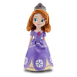 女童玩具娃娃 美国代购正版迪士尼苏菲亚公主毛绒公仔抱枕礼物