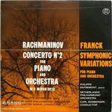 拉赫玛尼诺夫第2钢琴协奏曲 弗朗克交响变奏曲 昂特蒙 LP黑胶唱片