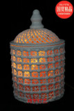 喜马拉雅S级正品负离子矿盐灯水晶盐灯台灯可调光玫瑰盐灯陶瓷