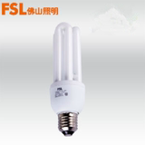 佛山照明FSL T4电子节能灯 3U管 三基色节能灯泡 15-18-23W E27