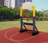 儿童篮球架组合 幼儿园配套设施 足球网 篮球架组合 儿童玩具