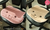 【第一韩国家居】超可爱小熊造型柔软防滑椅垫坐垫43x57cm 2色入