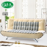 乔沃多功能沙发床可拆洗布艺折叠1.5米1.8米沙发小户型双人床包邮
