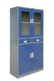 广州办公家具铁皮文件柜保密柜厂价直销蓝色中二抽文件柜