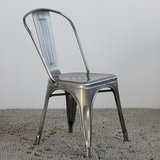 chair怀旧椅金属椅现代铁皮椅tolix餐厅椅高档椅工业风格椅田园家