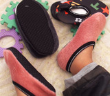 秋冬季韩国早教儿童女防滑地板袜袜套船袜加厚保暖宝宝学步鞋袜套
