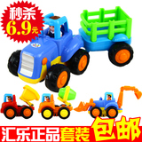 汇乐儿童玩具车惯性车工程车回力车玩具模型回力小车儿童玩具326