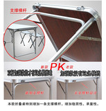 都市家居馆厂家直销1.2米户外折叠桌广告宣传桌简易手提折叠箱
