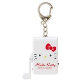 日本原裝進口Hello Kitty 手搖發電迷你電筒鑰匙扣包掛件