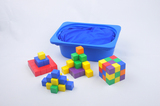 台湾游思乐幼儿园区角玩具早教数学积木拼装中空立方块1cm正方体