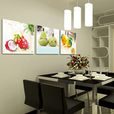 简约客厅餐厅装饰画挂画壁画玄关走廊饭厅现代三联水果单幅墙画