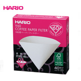 HARIO咖啡滤纸V60滴漏式手冲咖啡过滤纸01号1-2人份