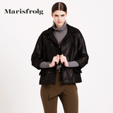 Marisfrolg玛丝菲尔 羊毛混纺双排扣外套 专柜正品秋冬新女装
