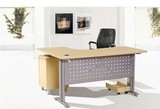 单人办公桌椅组合中班台财务办公桌经理办公桌钢架1.4米写字台