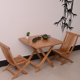 楠竹可折叠桌子小方桌实木书桌棋牌麻将桌茶饭桌户外简易便携餐桌