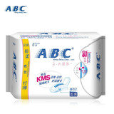 ABC纤薄棉柔排湿表层卫生巾 天然纯棉舒适含健康配方日用8片