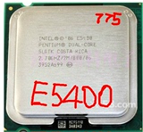 Intel奔腾双核E5400 二手775针双核cpu E5400 散片 特价甩