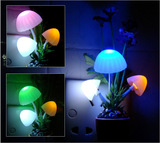 LED节能光控梦幻蘑菇灯 七彩变色小夜灯宝宝卧室睡眠灯创意礼物