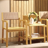 原木色60宽84高进口橡胶木椅子板木休闲椅漂亮时尚家庭办公桌椅子