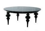 特价欧式实木餐桌定制样板房新古典后现代家具餐厅圆餐桌长餐桌
