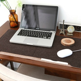 简约双层双色毛毡桌垫  电脑桌垫  柔软  办公桌面垫整理垫板
