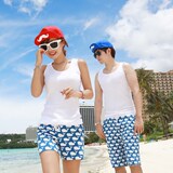 新款韩国正品代购MIMI情侣海边沙滩裤休闲度假蜜月温泉海滩裤