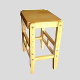 特价实木板儿童板凳学生椅学习凳子实木方凳宝宝小木凳子升降板凳