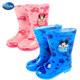 儿童雨靴男童女童雨鞋防水小学生迪士尼小孩防滑耐穿中筒宝宝水鞋