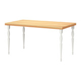 无锡南京IKEA宜家家居代购托利顿/ 尼品桌子, 黑褐色, 白色