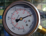 耐震真空压力表 YN60 -0.1-0MPa 耐震真空表  上海正宝压力表厂