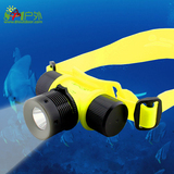 强光潜水头灯/户外照明装备/钓鱼防水探照灯/大功率充电头灯